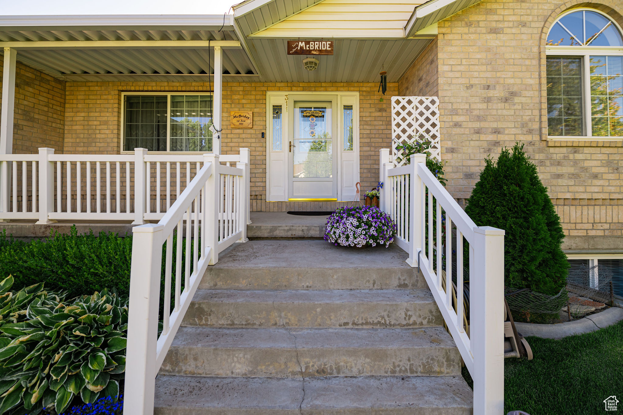 Entrance to property with covered porch