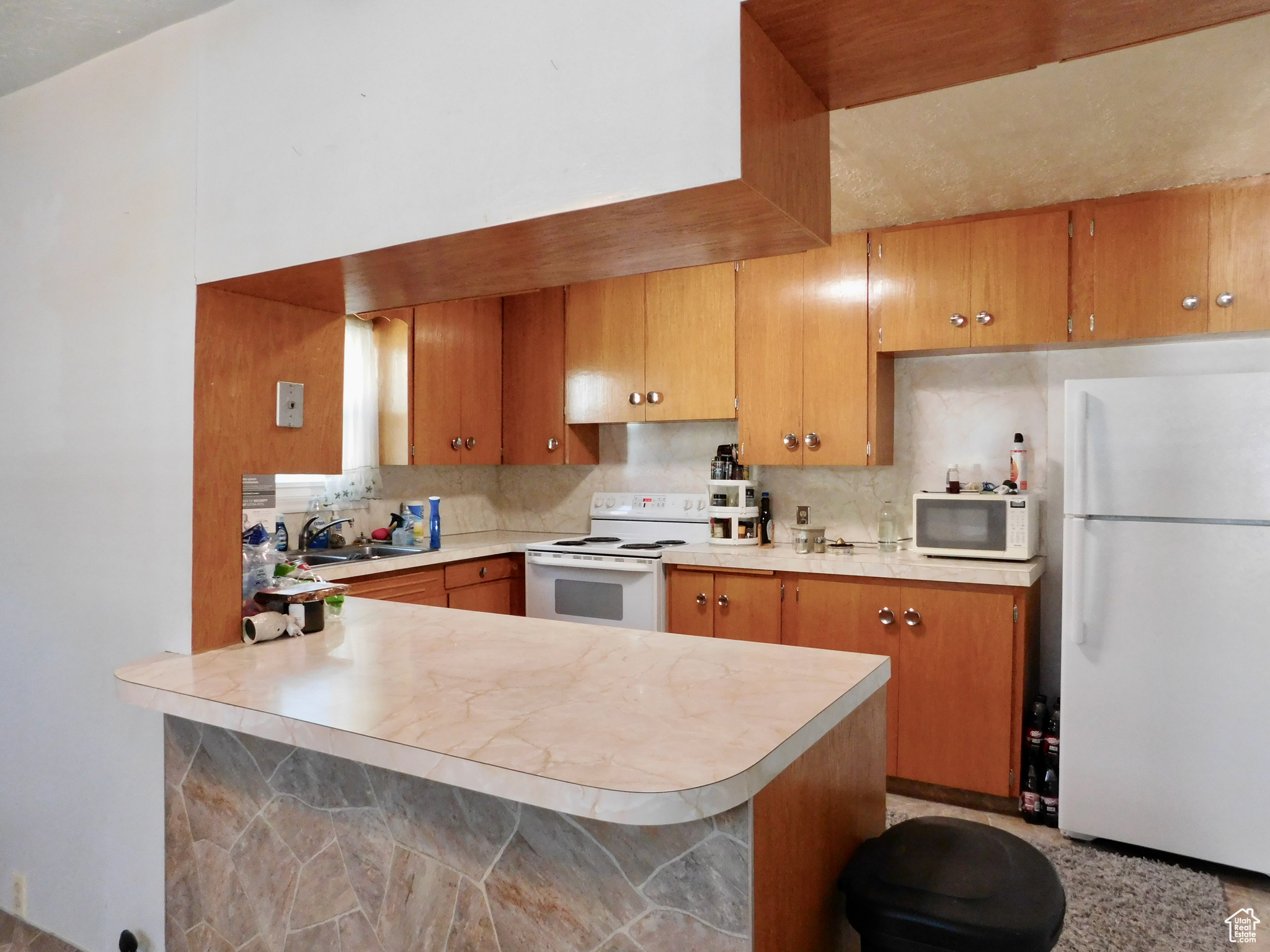 View of the kitchen from the Dining Room.