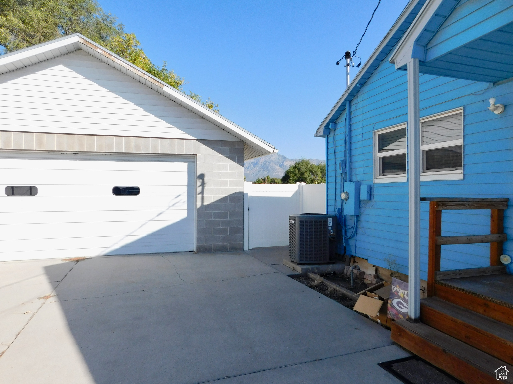 View of gate leading to the accessory dwelling.