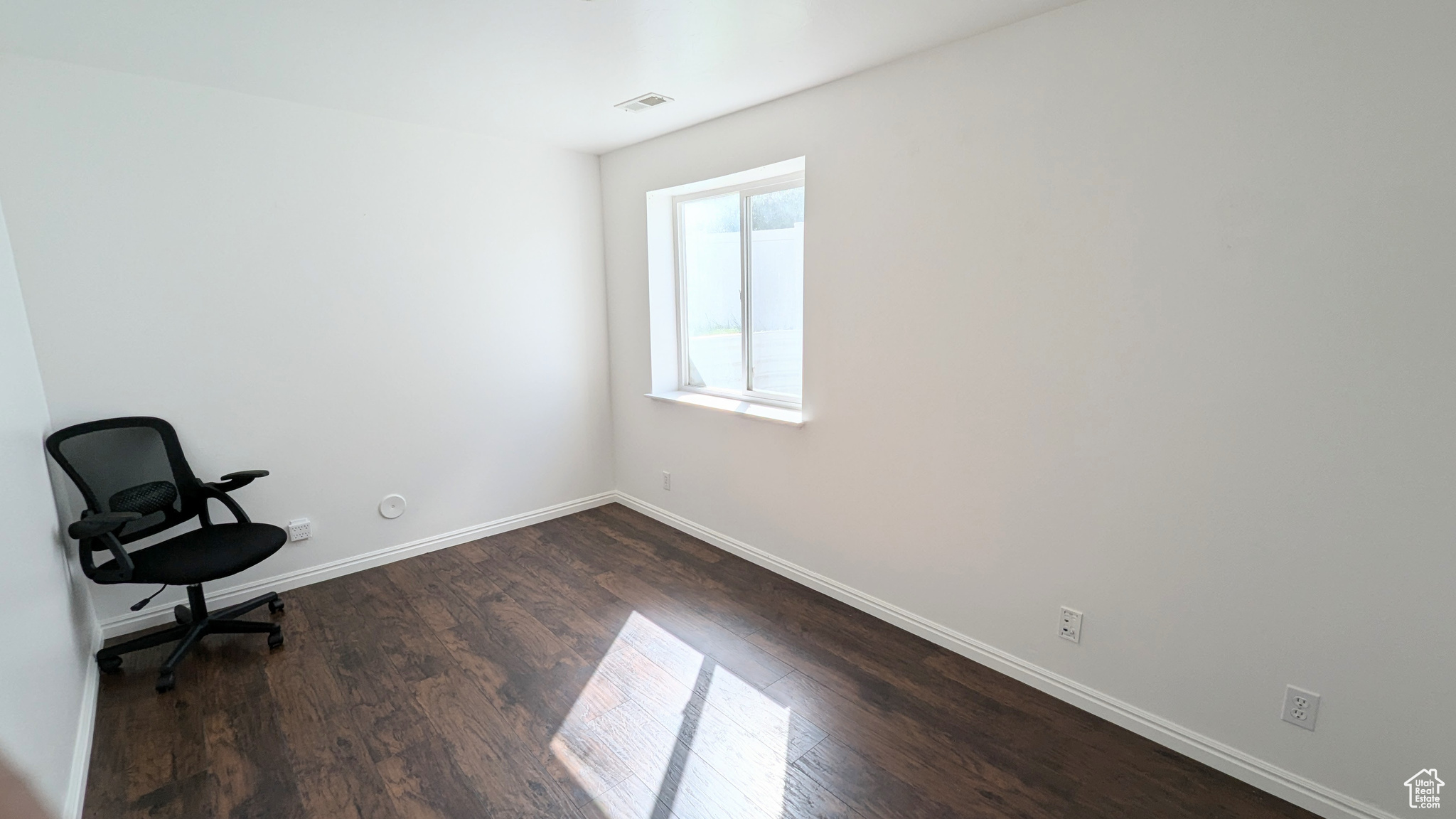 Interior space featuring hardwood / wood-style flooring