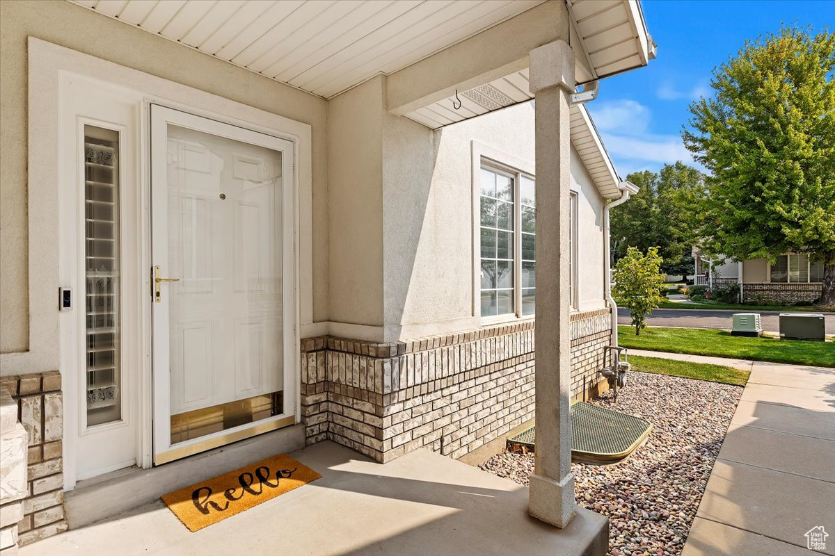 Covered porch