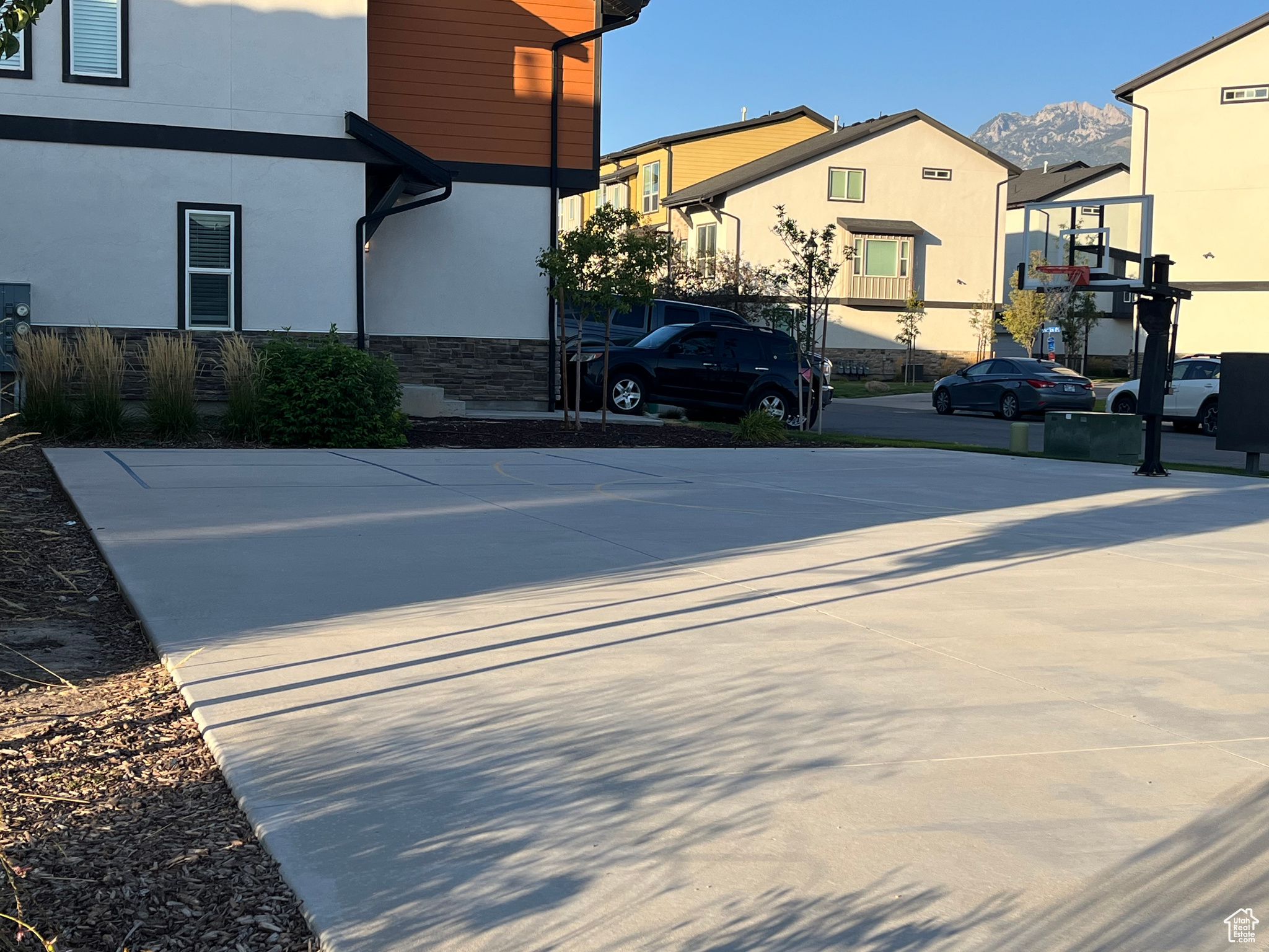 View of basketball court