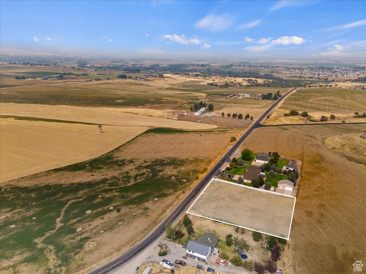 Bird's eye view with a rural view