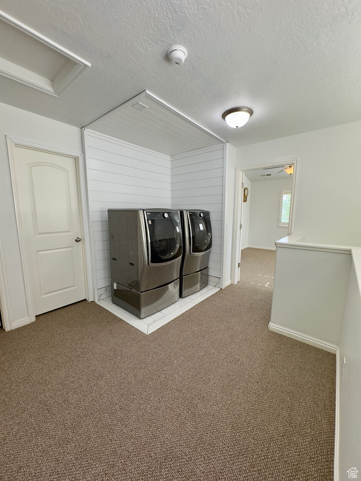 Laundry area with provided washer & dryer