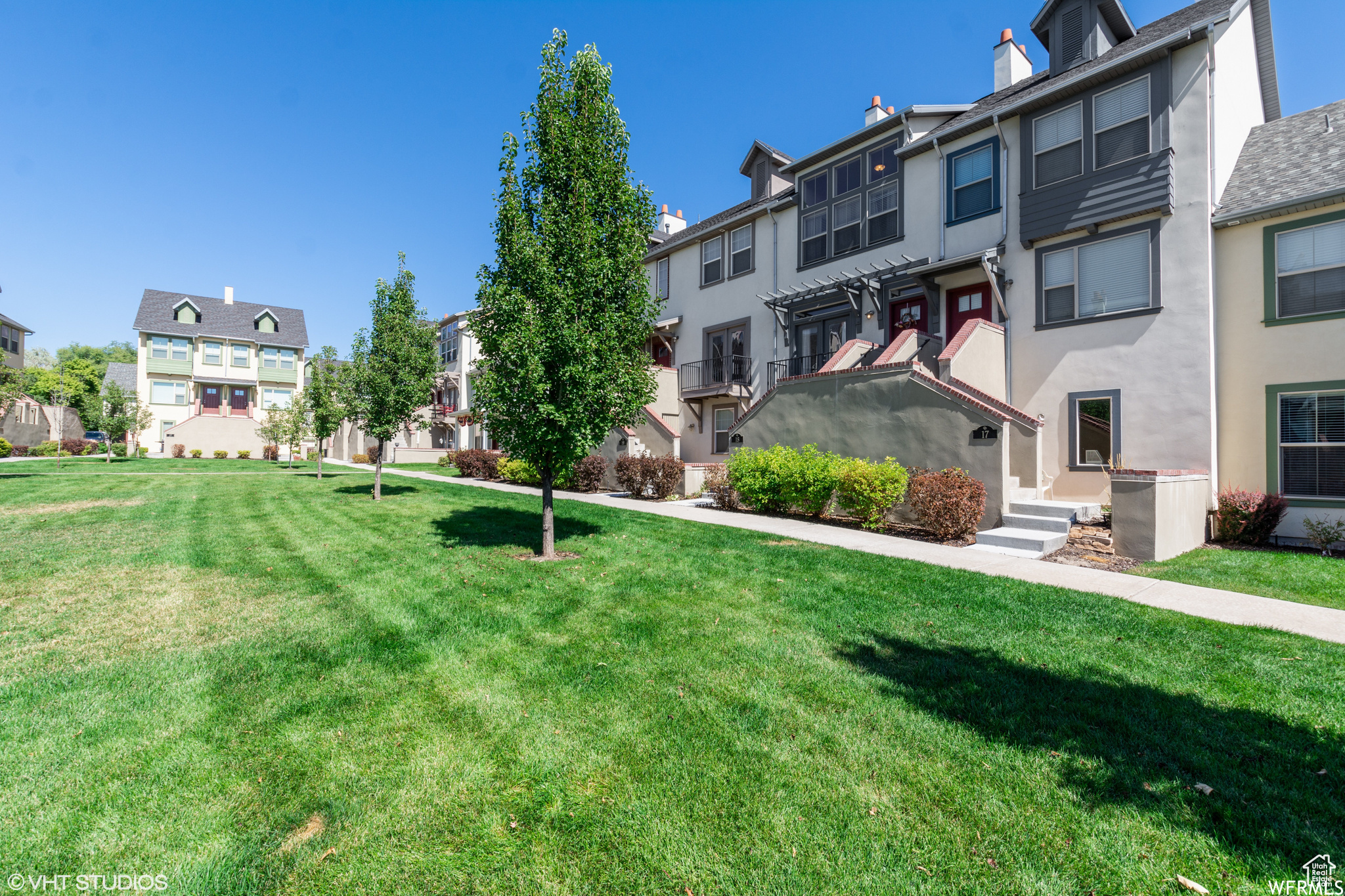 View of community with a lawn