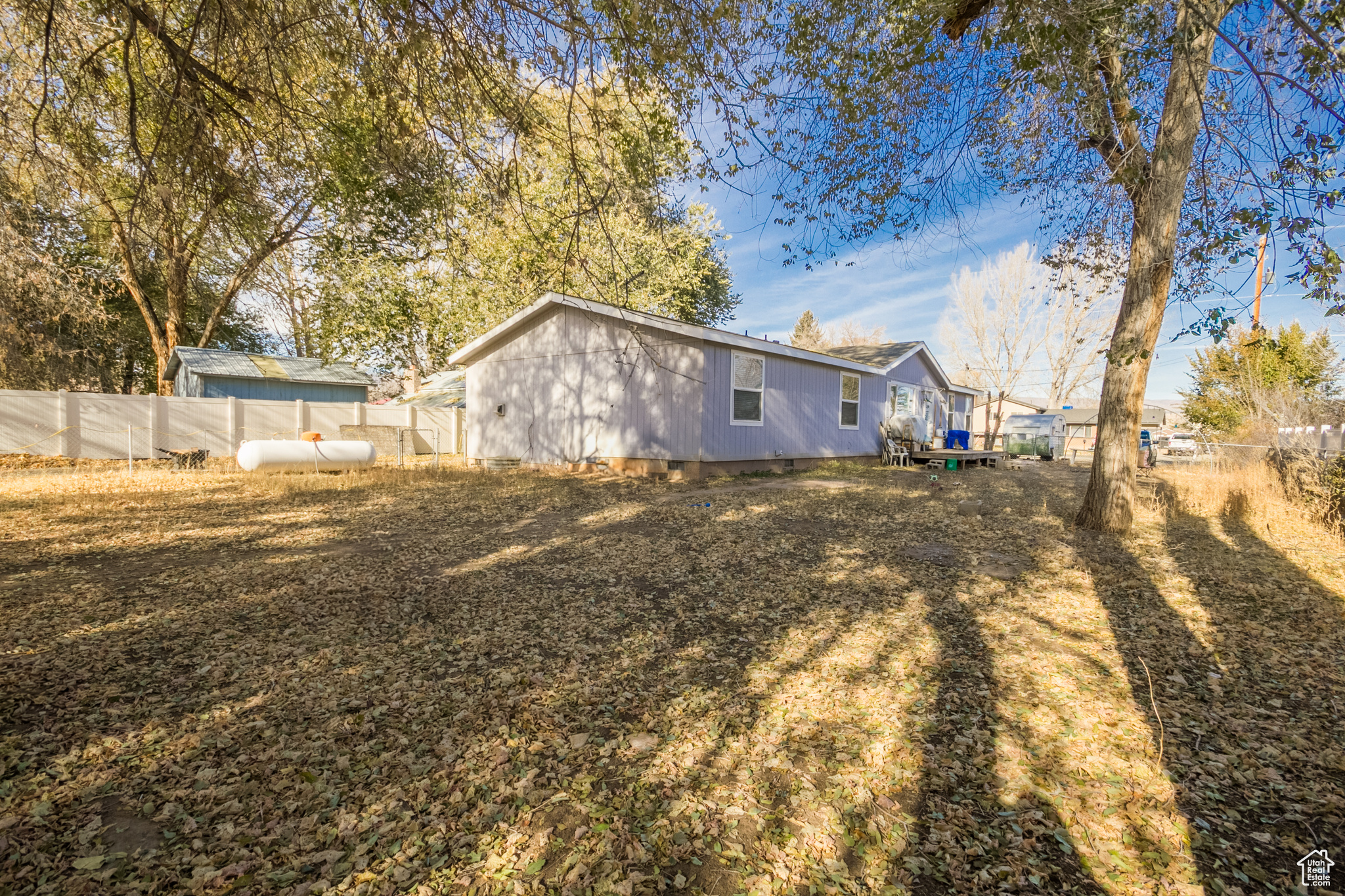 View of back of property