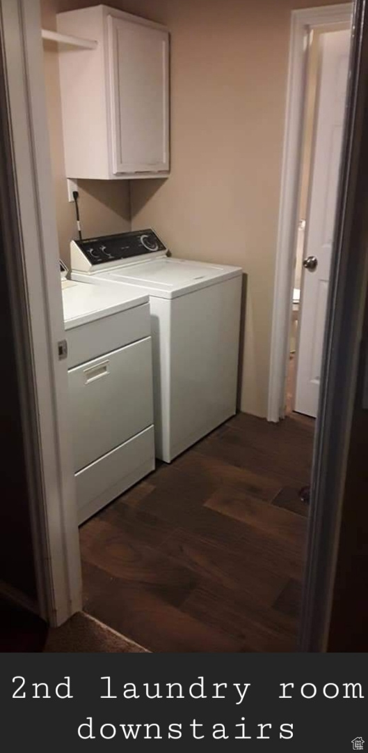 Basement apartment laundry and bath