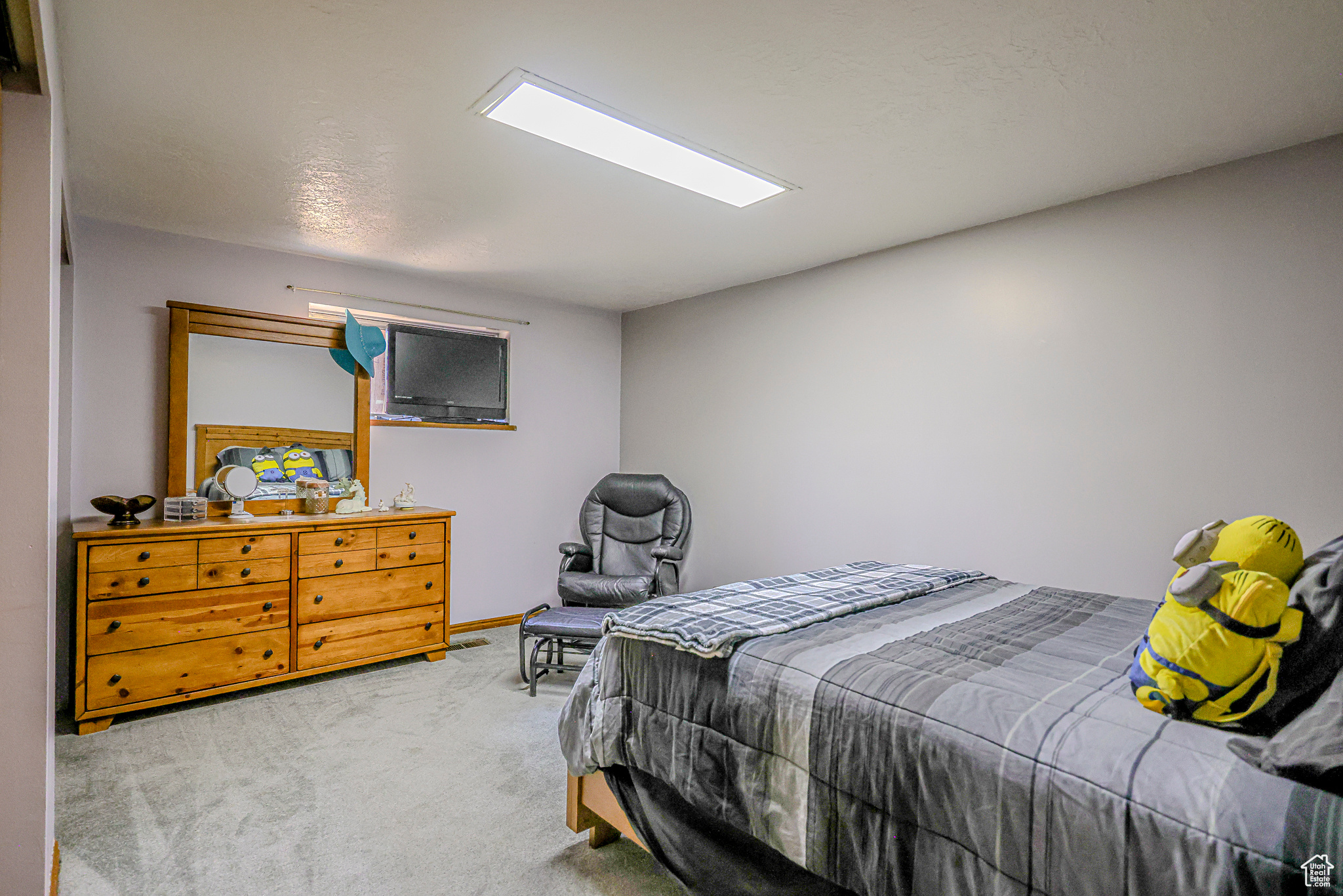 Bedroom featuring carpet floors