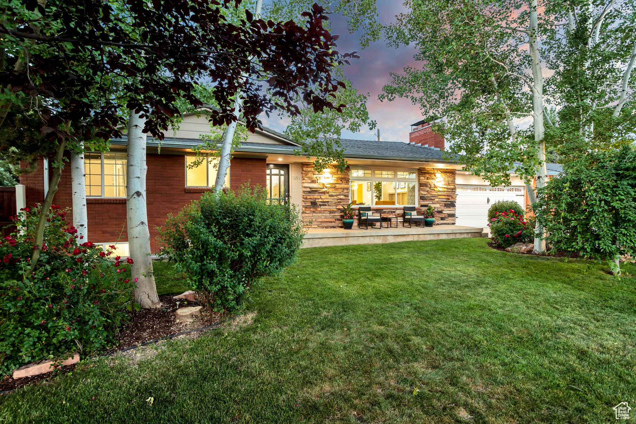 Front yard and porch