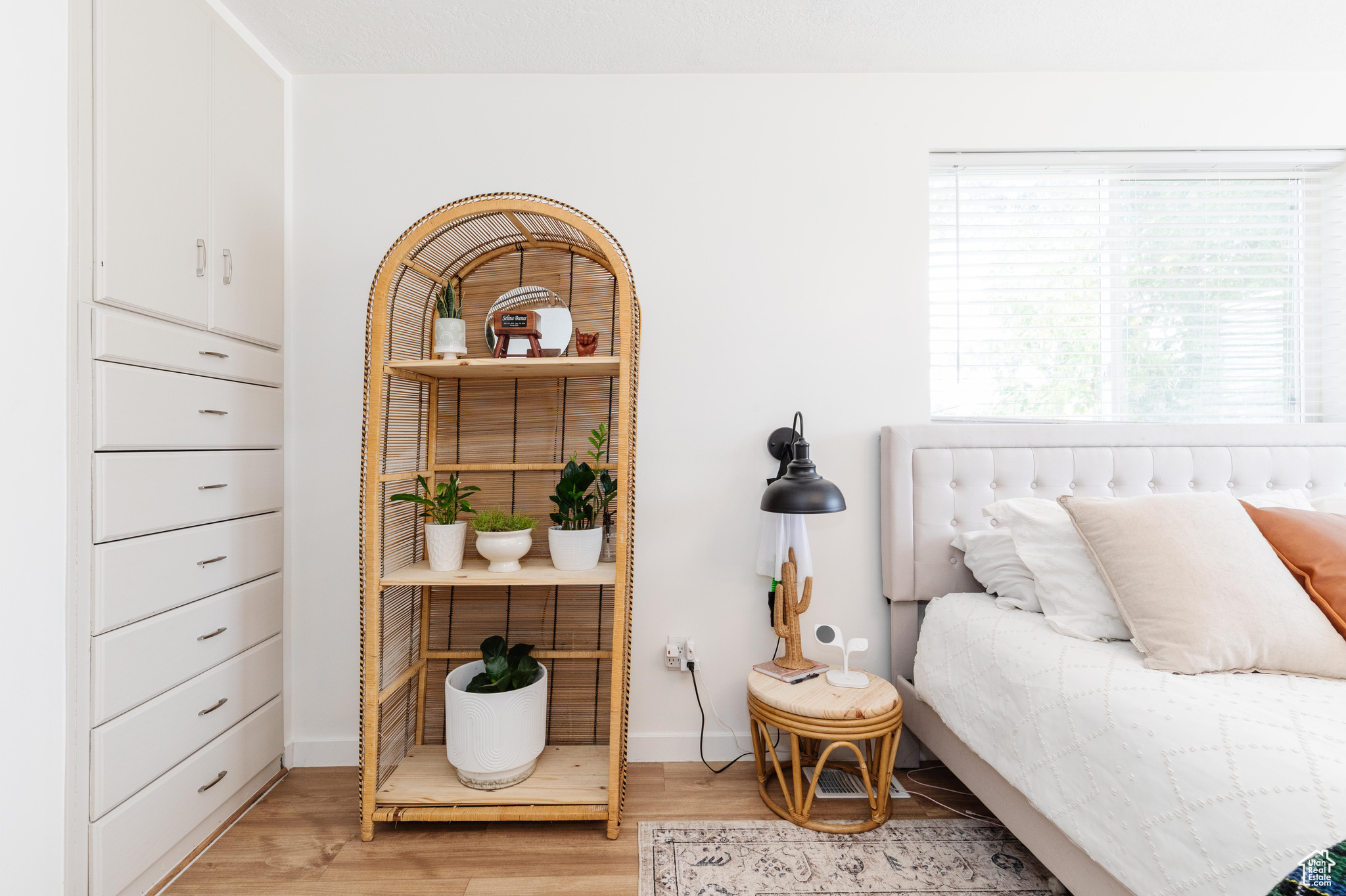 Bedroom featuring light hardwood / wood-style flooring