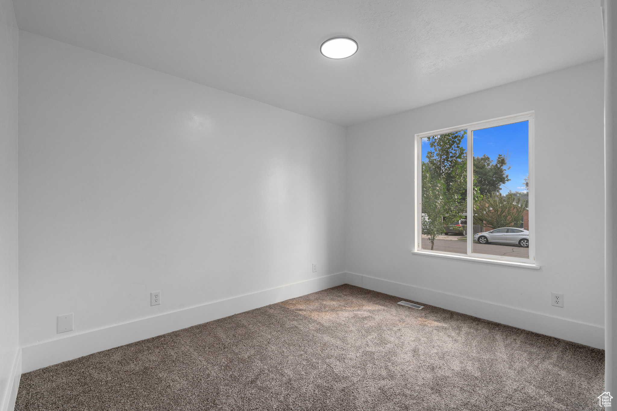 Unfurnished room featuring carpet floors