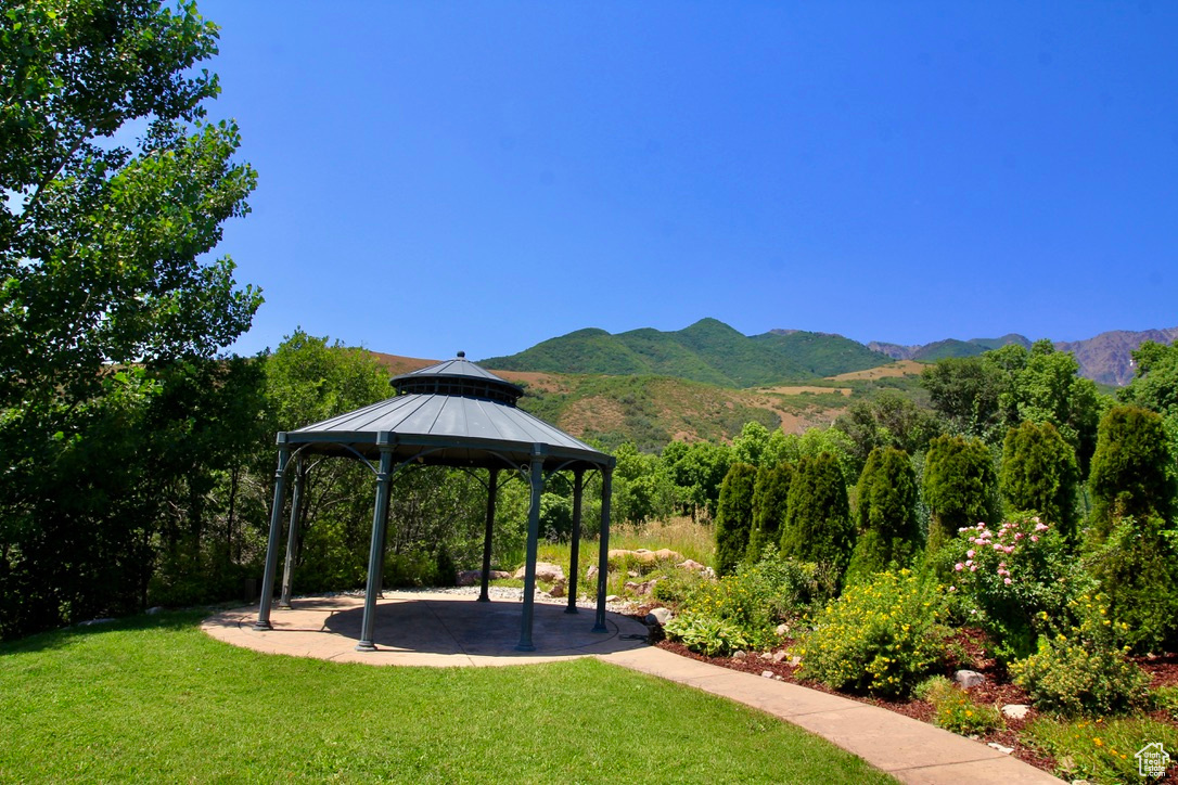 The property features a gazebo that encourages outdoor activities that bring family and friends together.