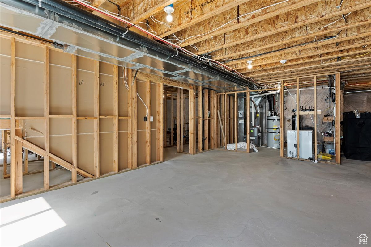 Unfinished basement