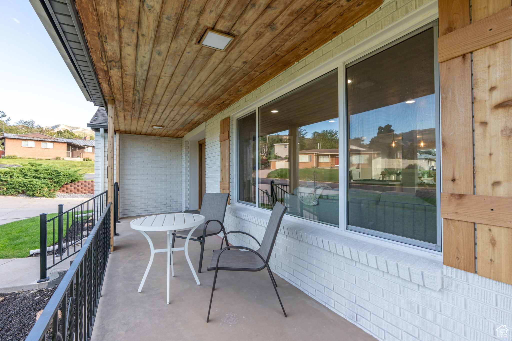 Covered front porch