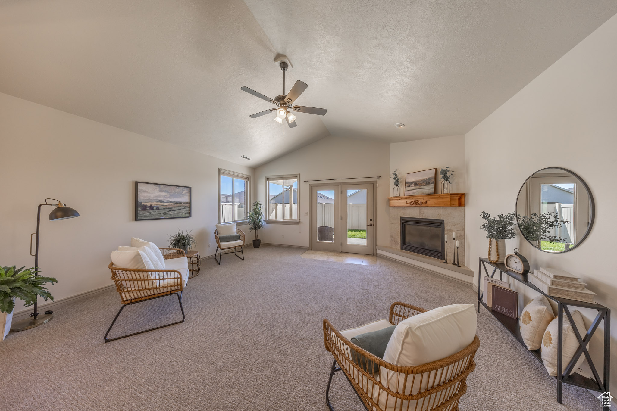 Vaulted Ceilings and New Carpet