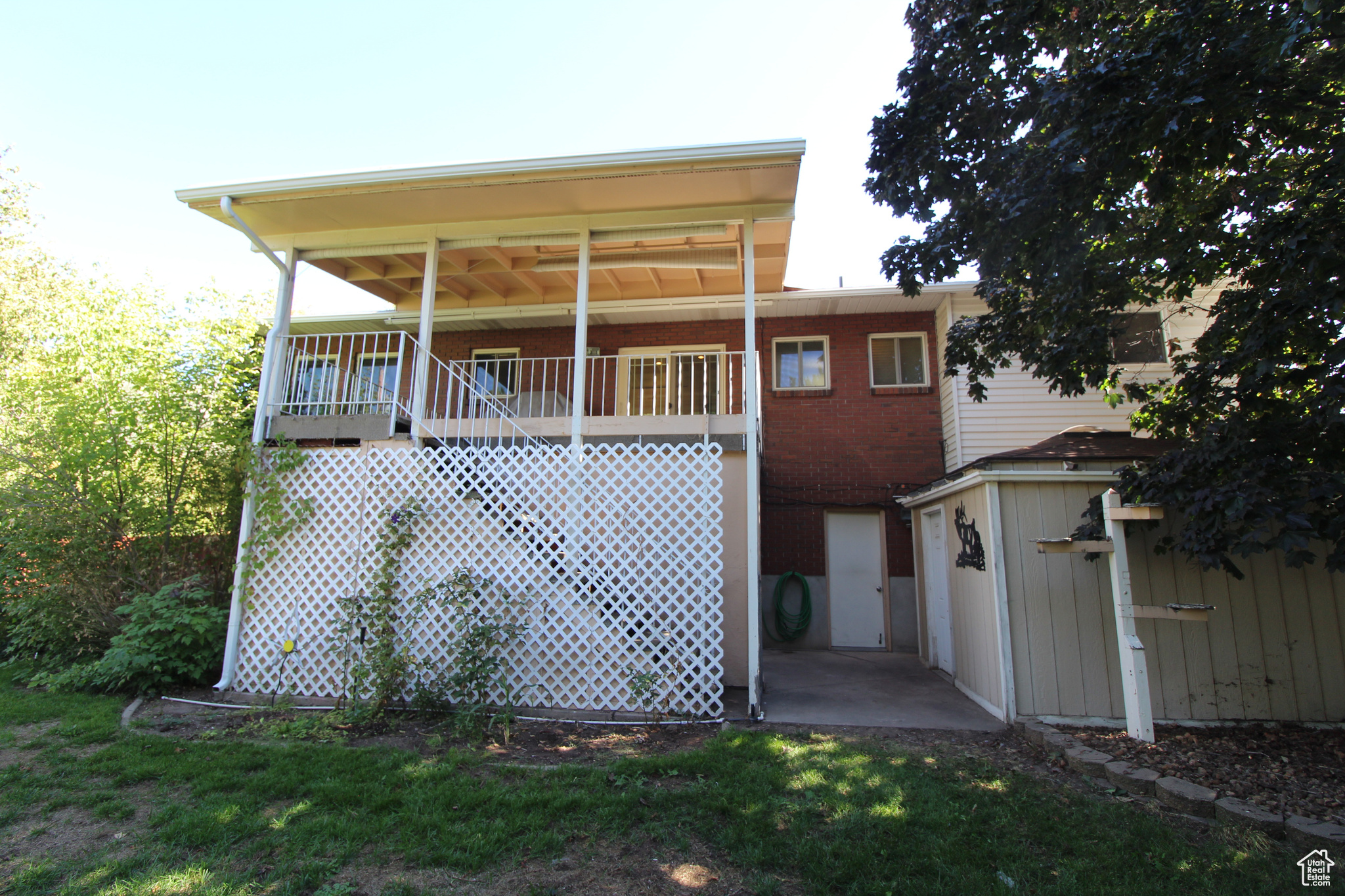 View of back of property