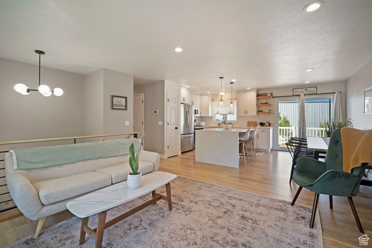 Living Room & Kitchen View