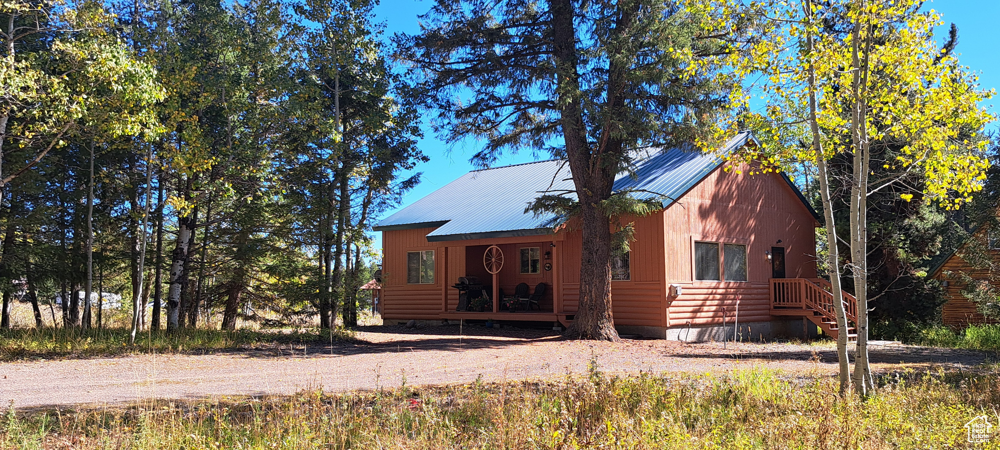 View of back of property