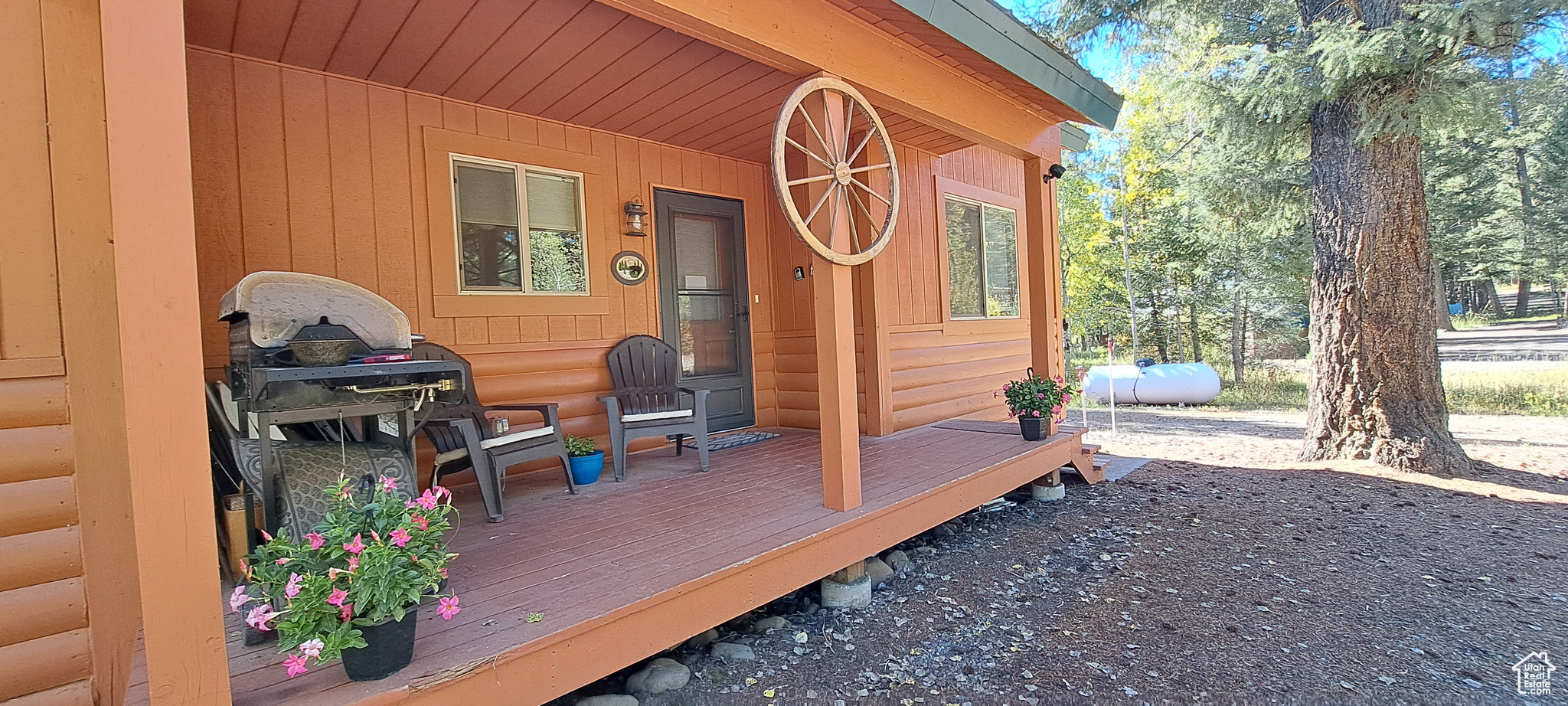 View of deck