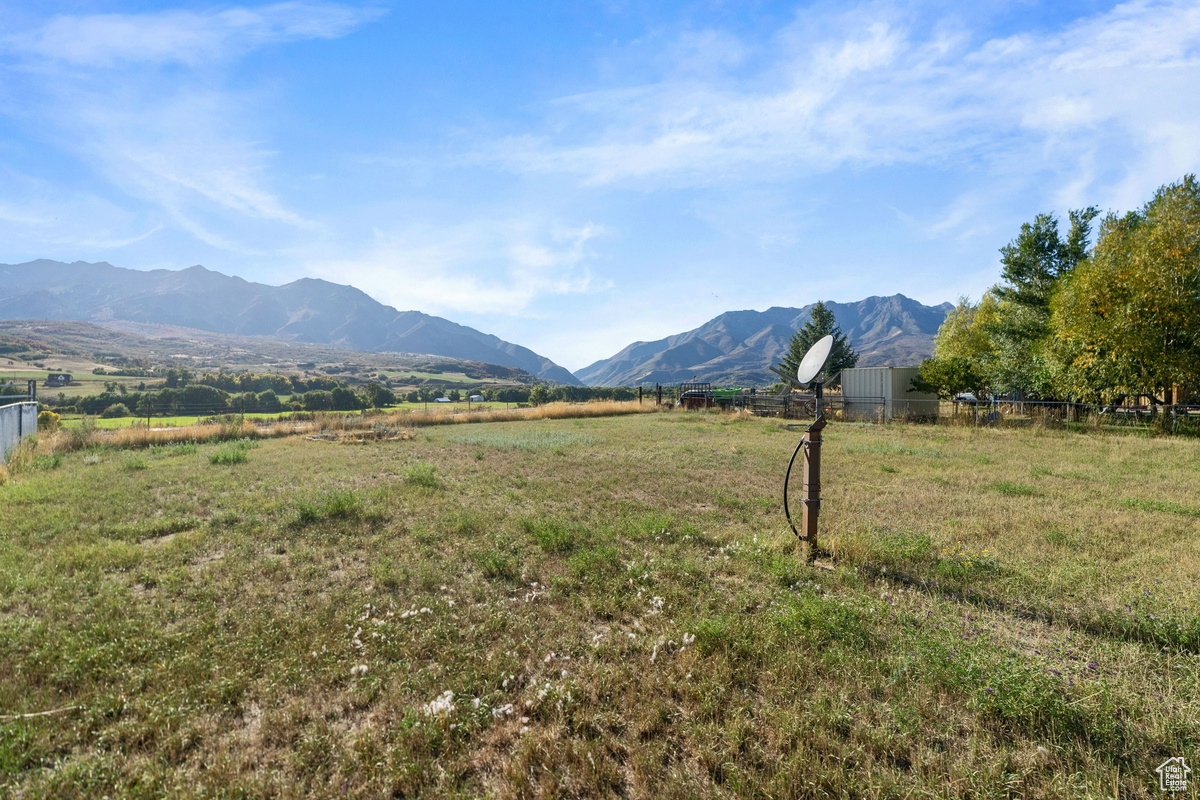 Property view of mountains featuring a rural view