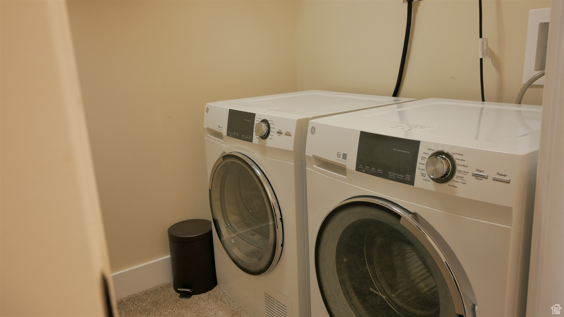 Laundry room featuring washing machine and dryer