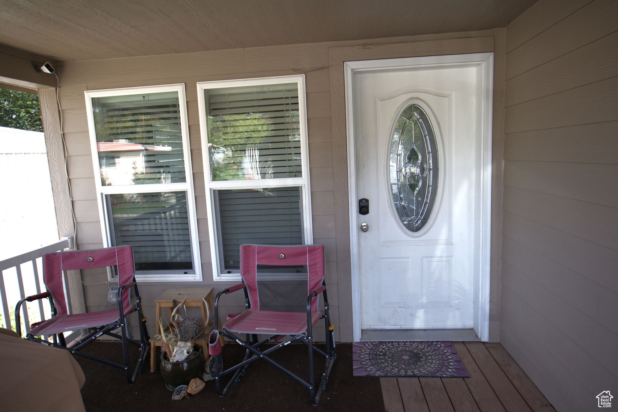 Covered front porch