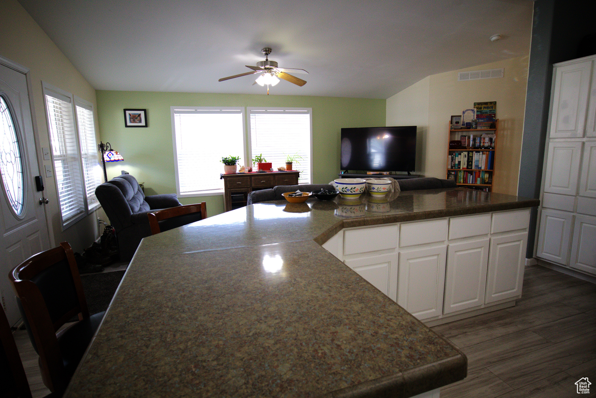 From counter bar to family room