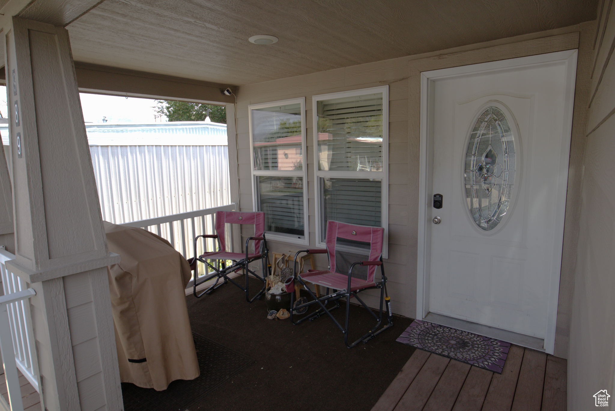 Covered front porch