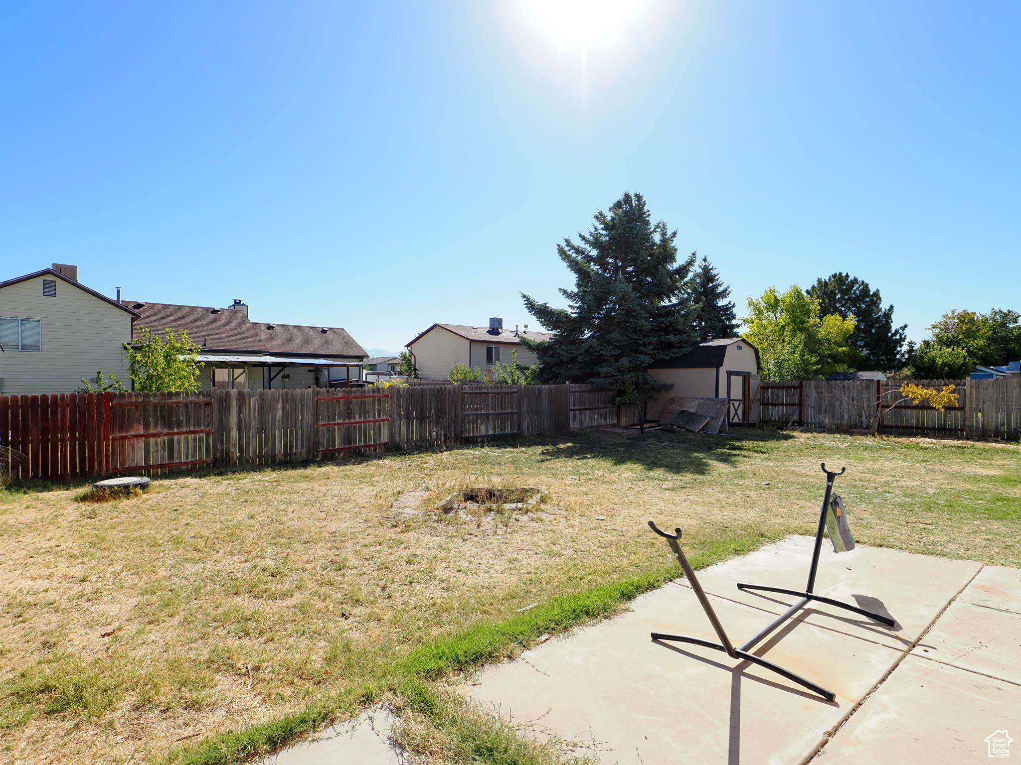 View of yard featuring a patio area