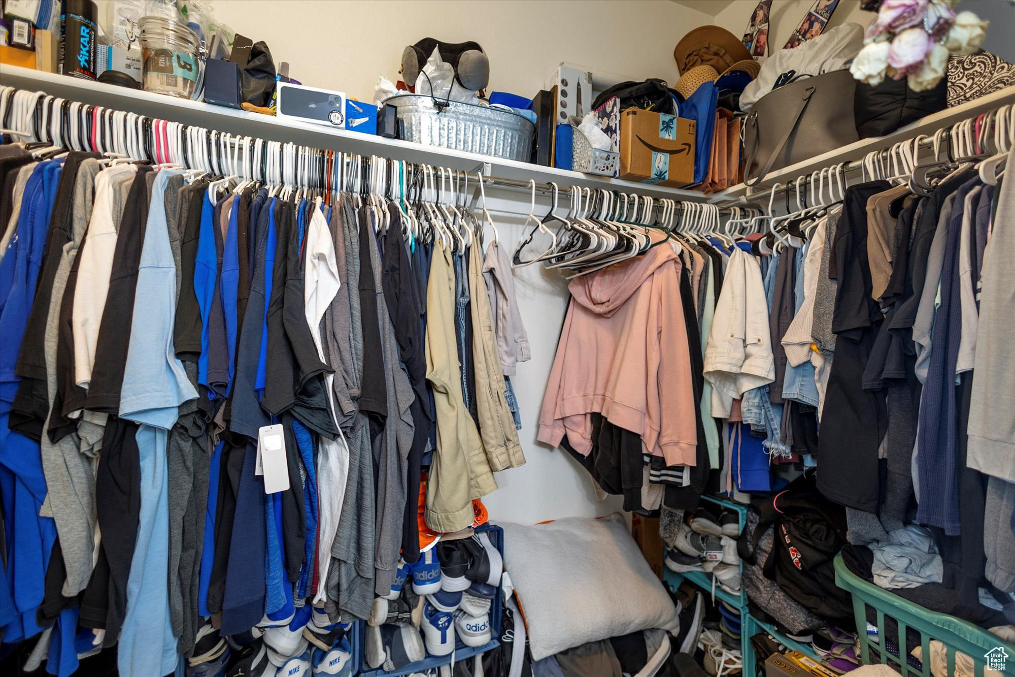 View of spacious closet