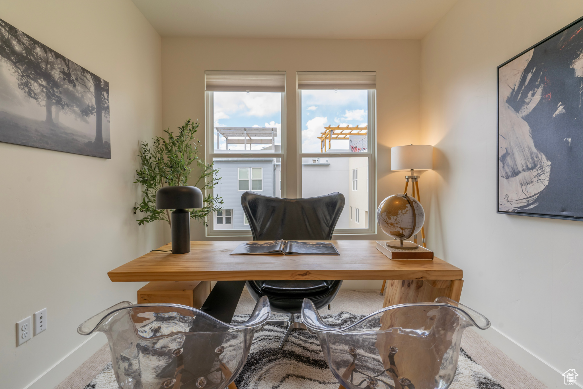 Go ahead and home office from this secondary bedroom. This home is wired for fiber on every floor so your favorite WiFi booster will allow you clear access to the net from any room.