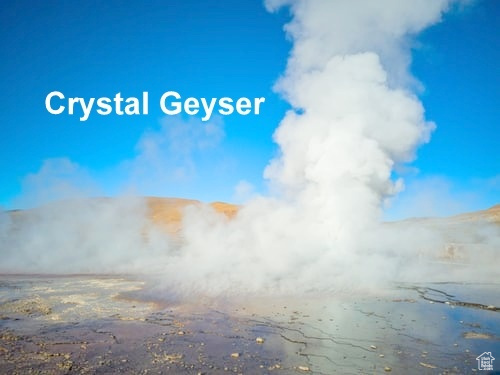 WOW, have you ever seen a geyser? Yes this is just down the road from Green River.