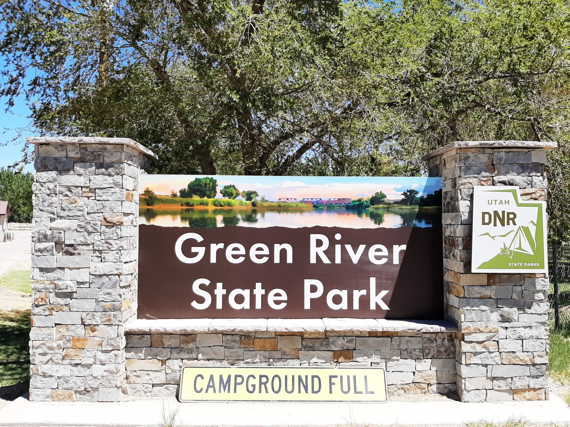 A great place to swim or launch your canoe for a calm water trip down the Green River.