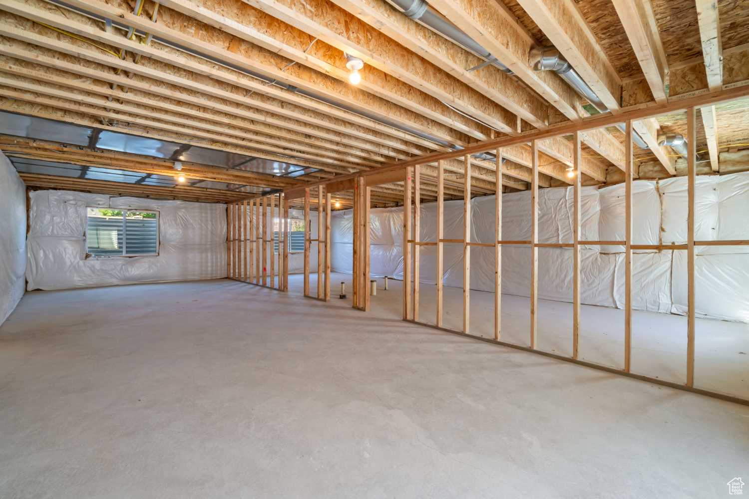 Large unfinished basement offers future growth potential