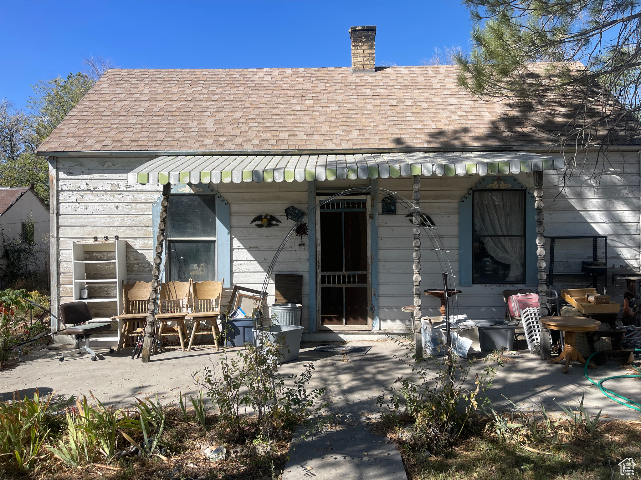 Back of property featuring a patio area