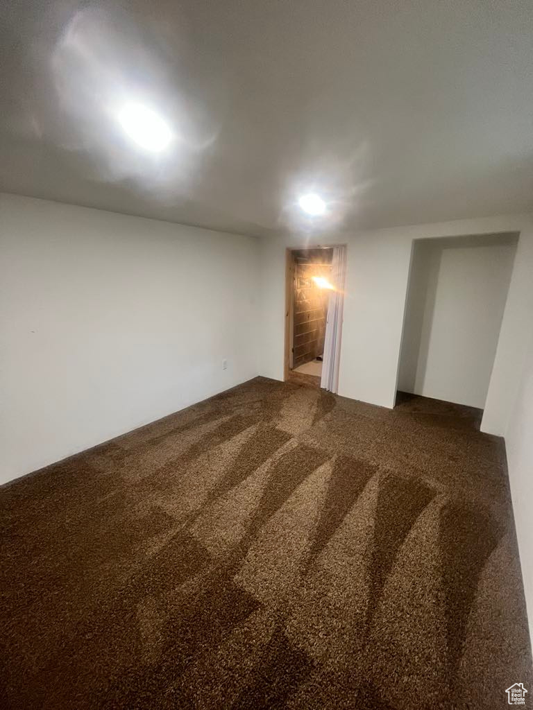 Empty room with carpet