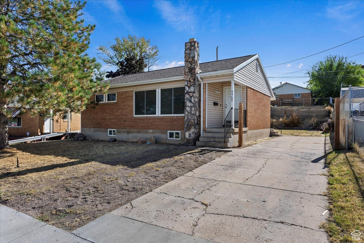 View of bungalow