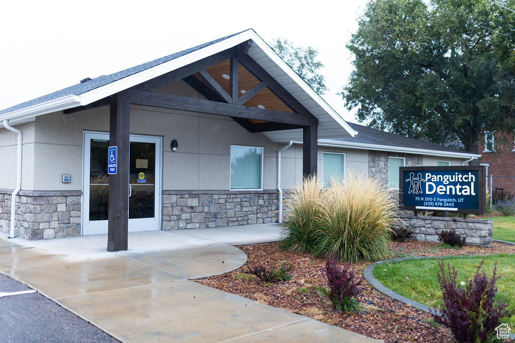 View of entrance to property