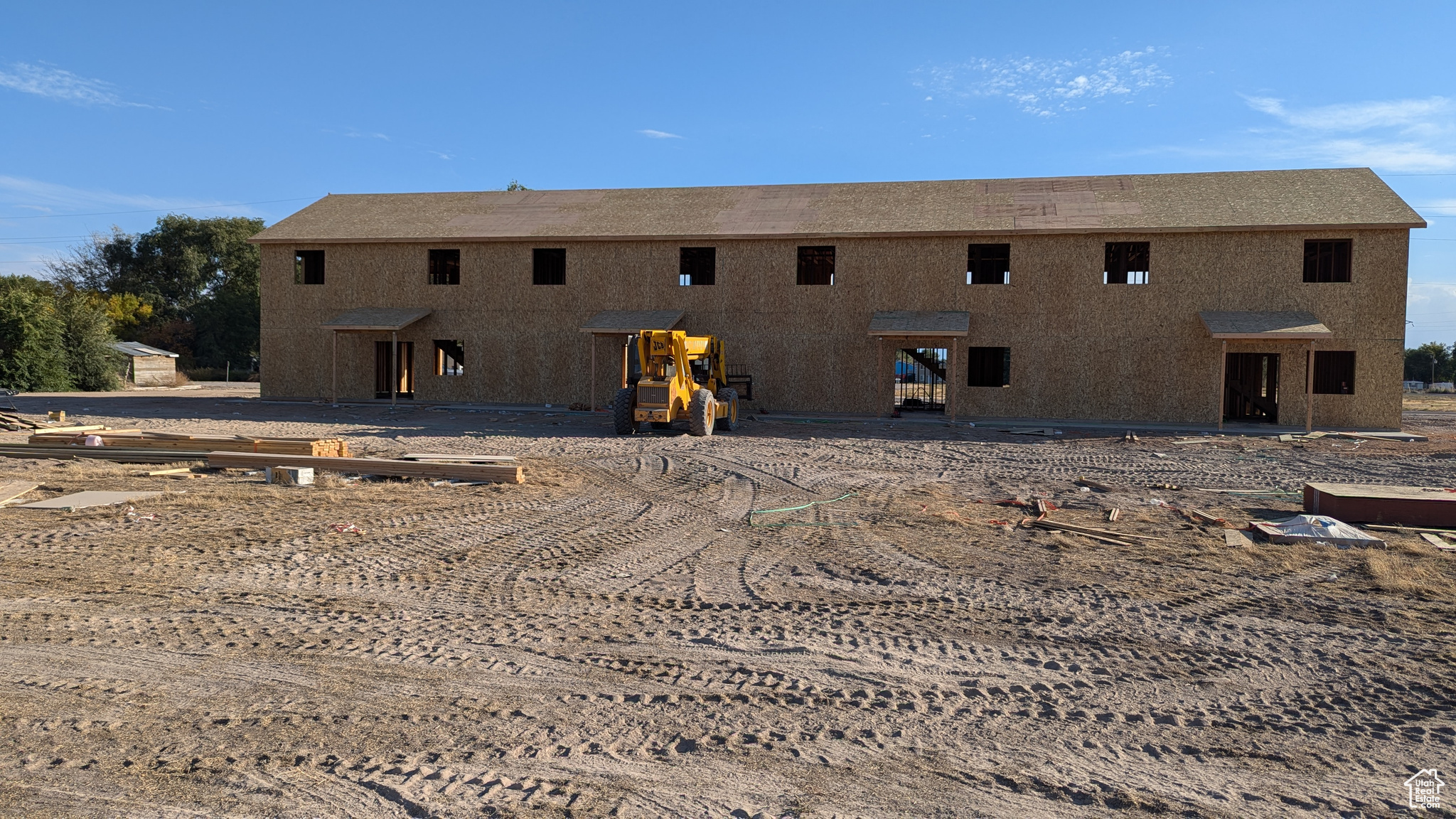 View of rear view of property