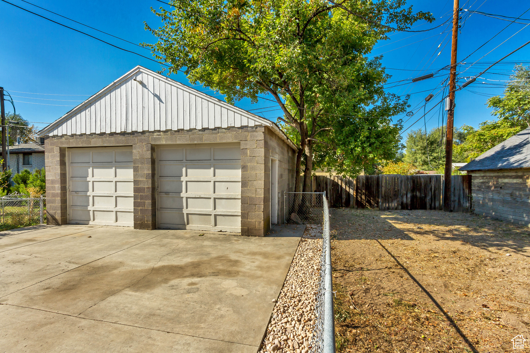 Two Car Garage & Yard