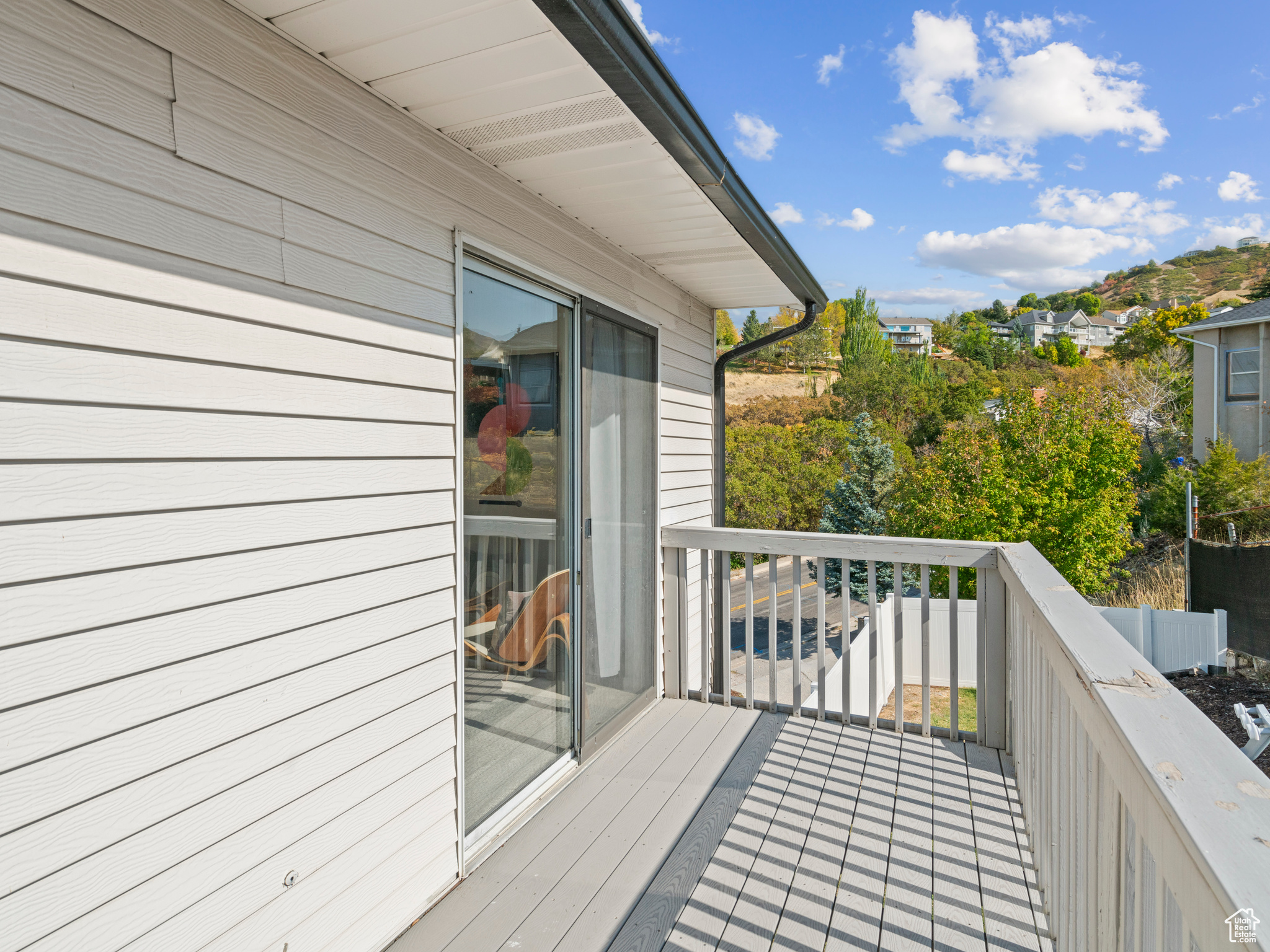 View of deck off of primary bedroom