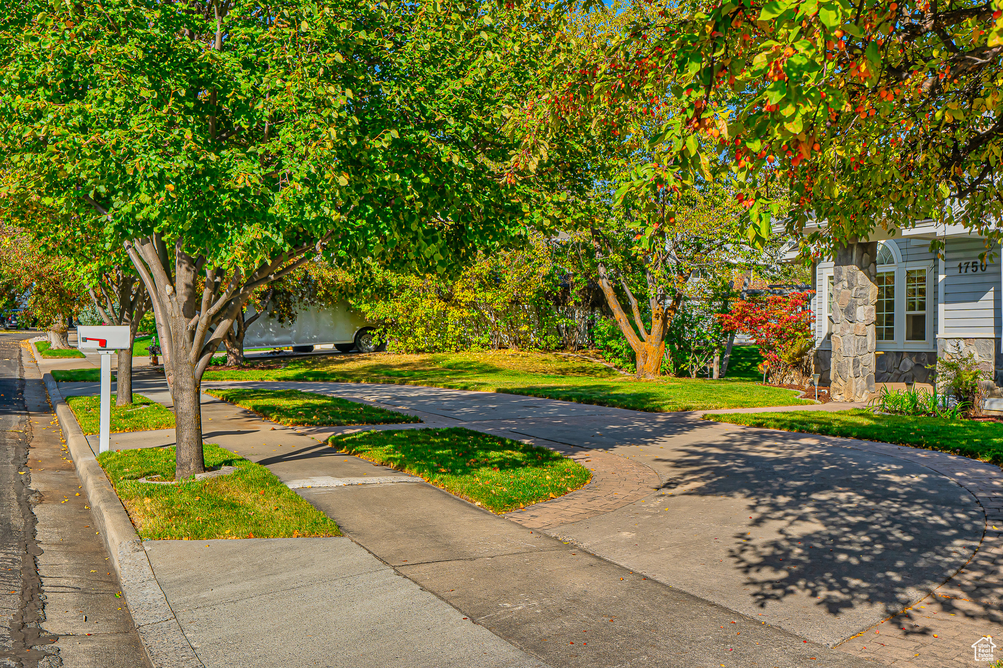 View of home's community featuring a lawn