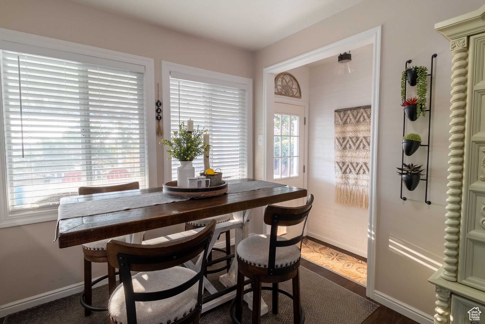 View of dining room