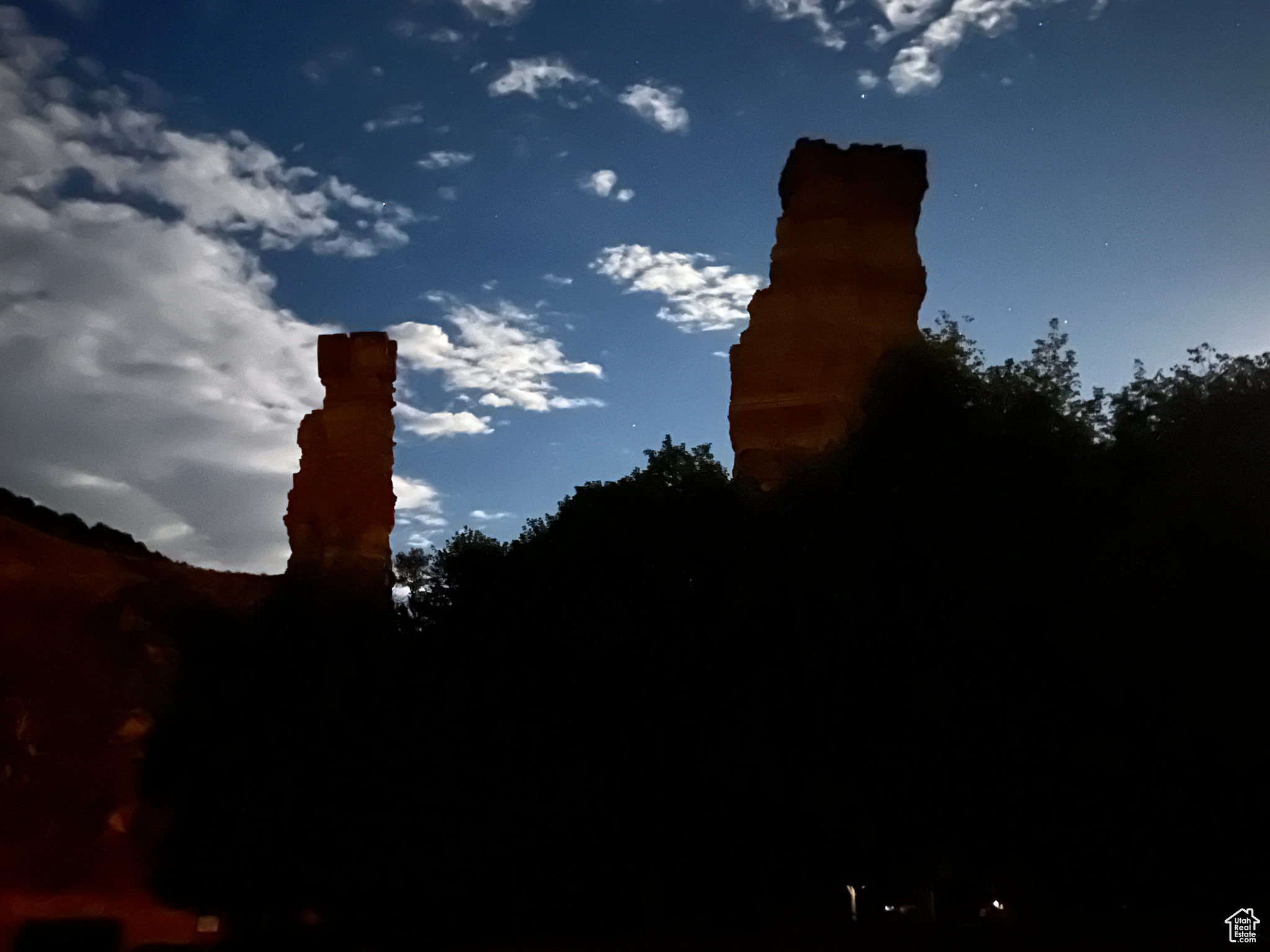 Night view of Pinacles