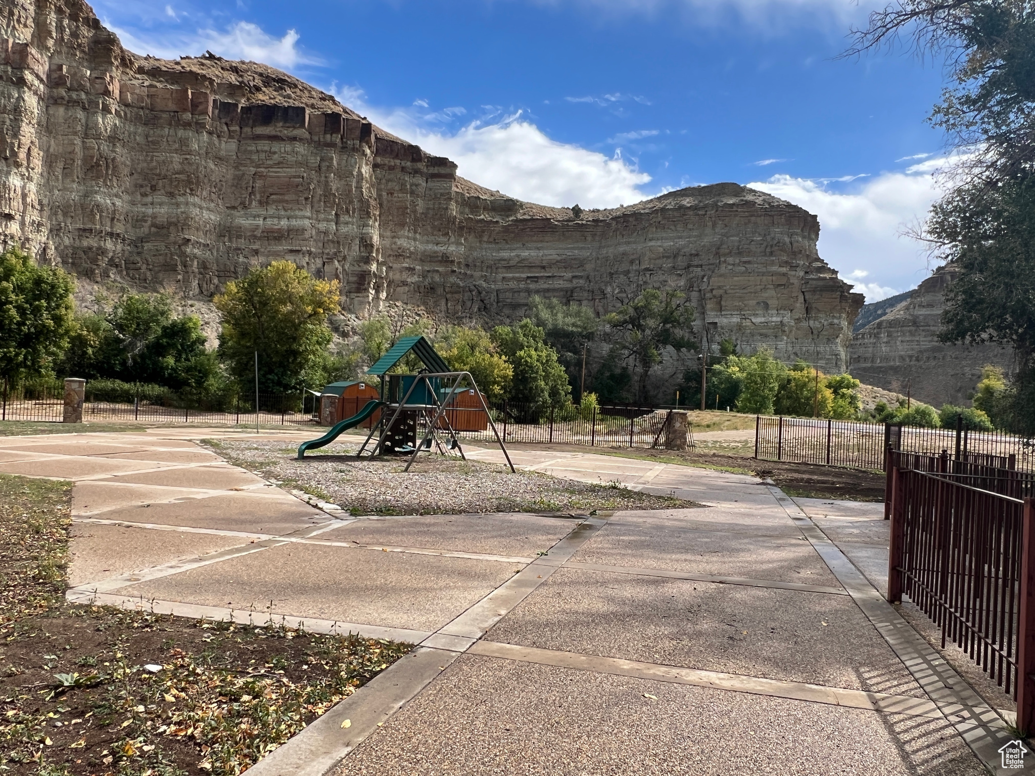 Camp area playground