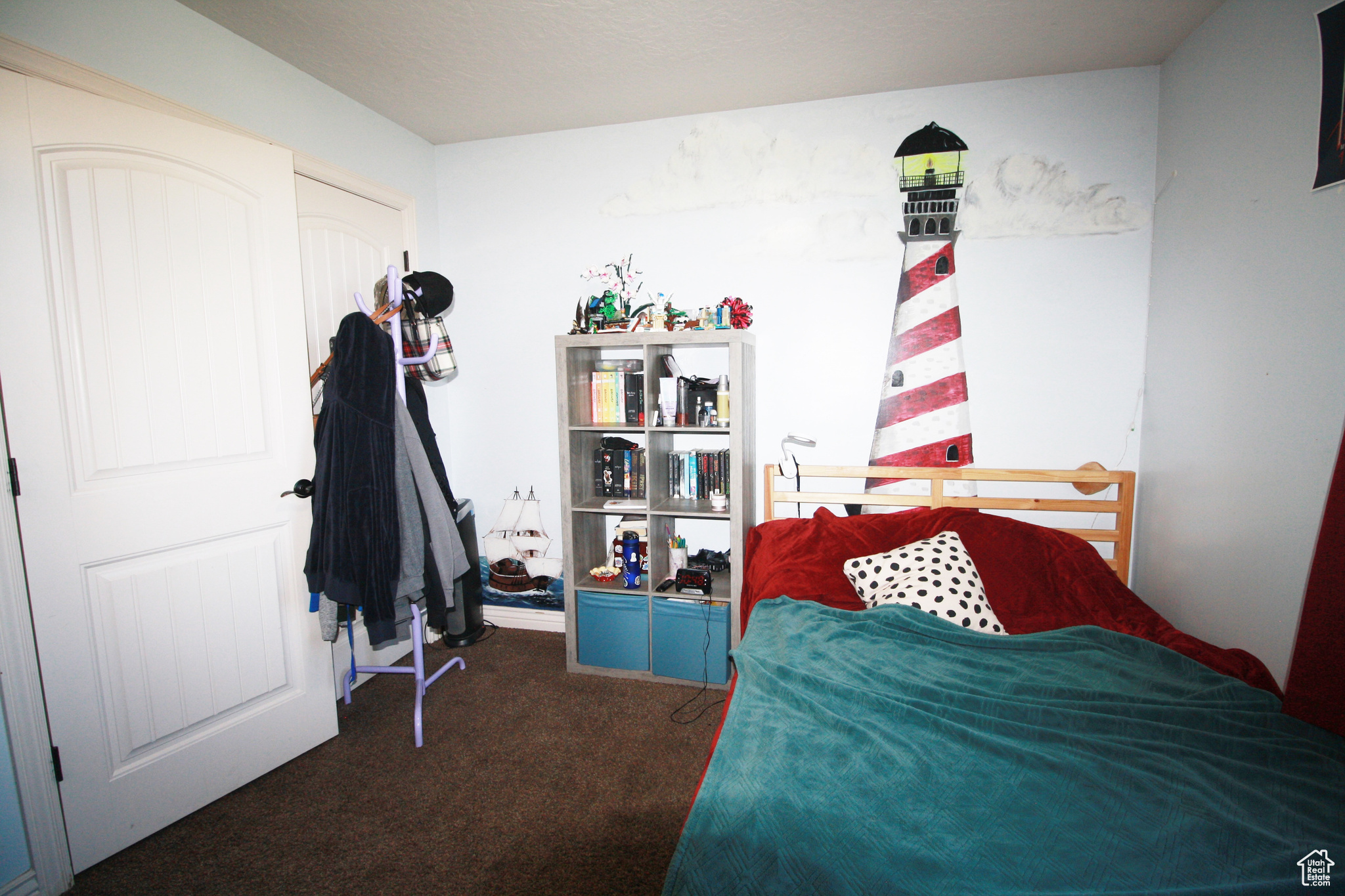 Bedroom 2, with carpet, featuring a Lighthouse