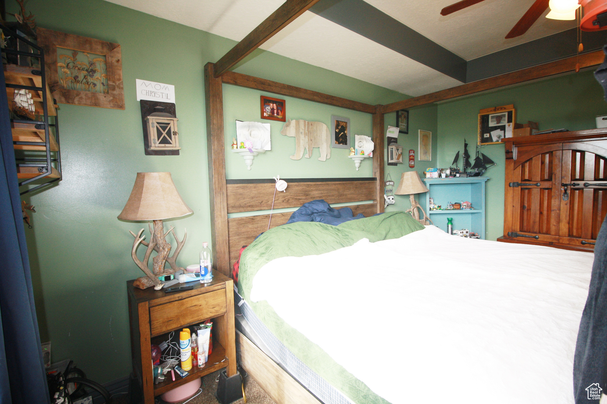 Master Bedroom featuring ceiling fan