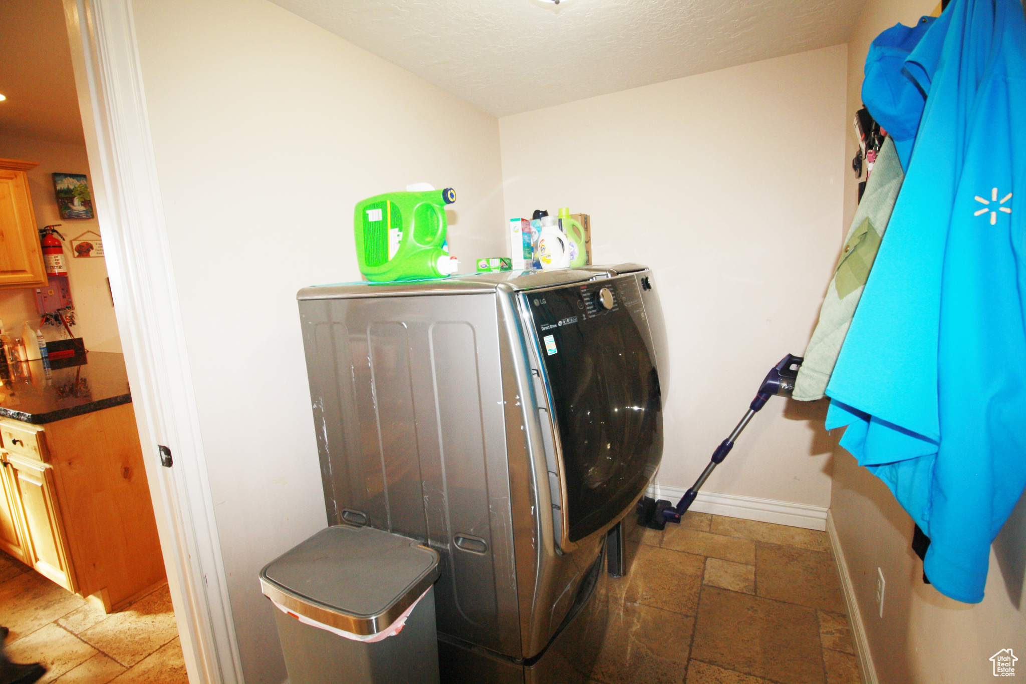 Laundry room featuring washing machine and dryer