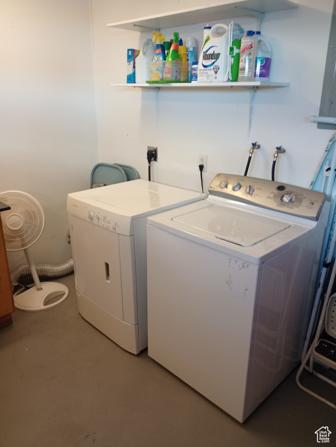 Laundry room featuring washer and dryer