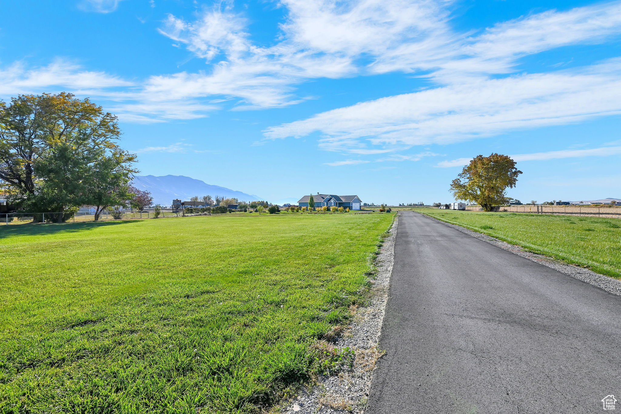 View of road with a mountain view and a rural view